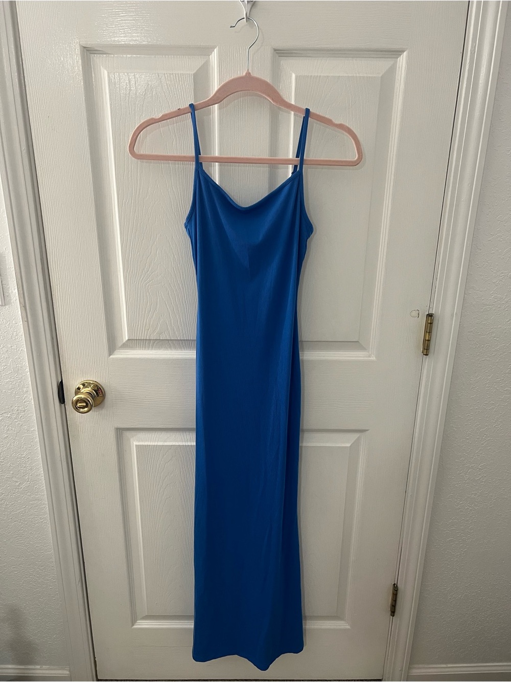 Wild Fable Blue Slip Maxi Dress with Spaghetti Straps